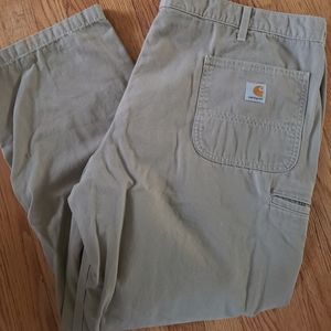 Mens Carhartt carpenter khaki pants